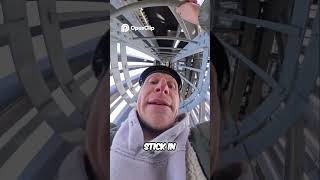 Rooftop Anemometer Challenge High Winds & Close Calls!