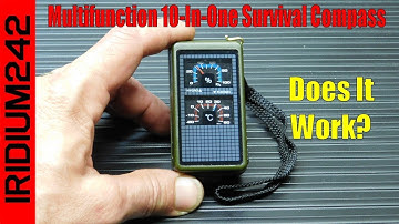 Multifunction 10 In One Survival Compass Kit