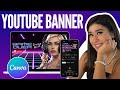 How to create Youtube Banner on Canva (All you need to know in 2024| Canva AI)