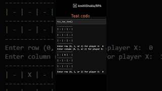 ChatGPT - tic-tac-toe code