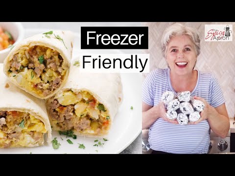 Camping Breakfast Burritos | EASY Make Ahead and Freeze