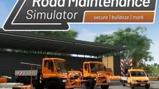 Road maintenance simulator lay down the Roads