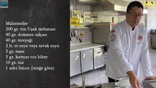 Uygulamali Türk Mutfaği Uşak Usulü Tarhana Çorbası, Dr. Öğr. Üyesi Reha Kiliçhan