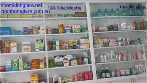 Chuyên Đóng Bán Mẫu tủ Quầy Trưng Bày Thuốc Tây Đẹp Giá Rẻ Tại Tphcm