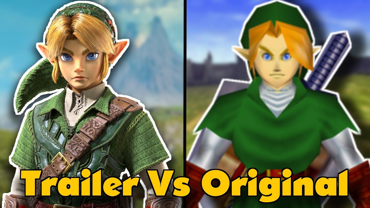 Ocarina of Time Remake Trailer Comparison | Remake vs Original