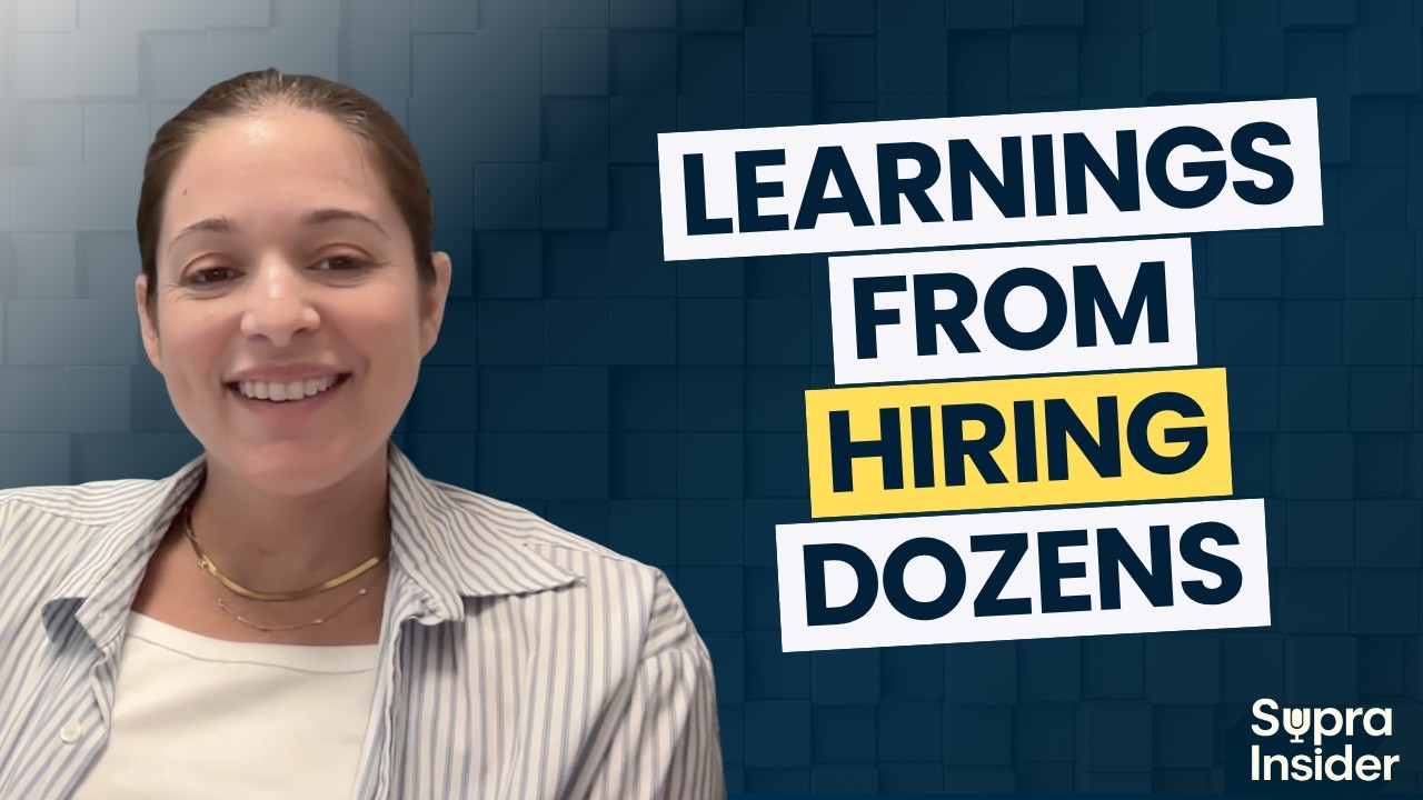 Ep 127: What we learned from hiring dozens of people in this market | Jori Bell (VP Core  @ Hampton)