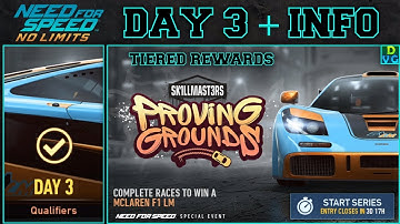 NFS No Limits | Proving Grounds - McLaren F1 LM | Day 3 + Car Details