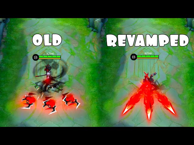 Hayabusa Shadow of Obscurity Revamped VS OLD Skill Effects MLBB class=