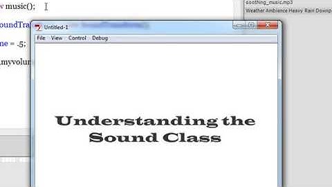 Playing Sounds with Flash and Actionscript 3 0 Flash CS 5 5 Tutorial