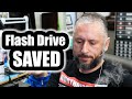 Broken usb flash drive smoked  repair and data recovery