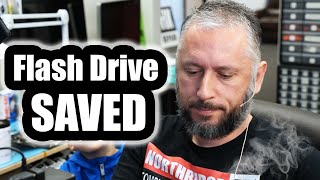 Broken USB Flash Drive Smoked  Repair and Data Recovery