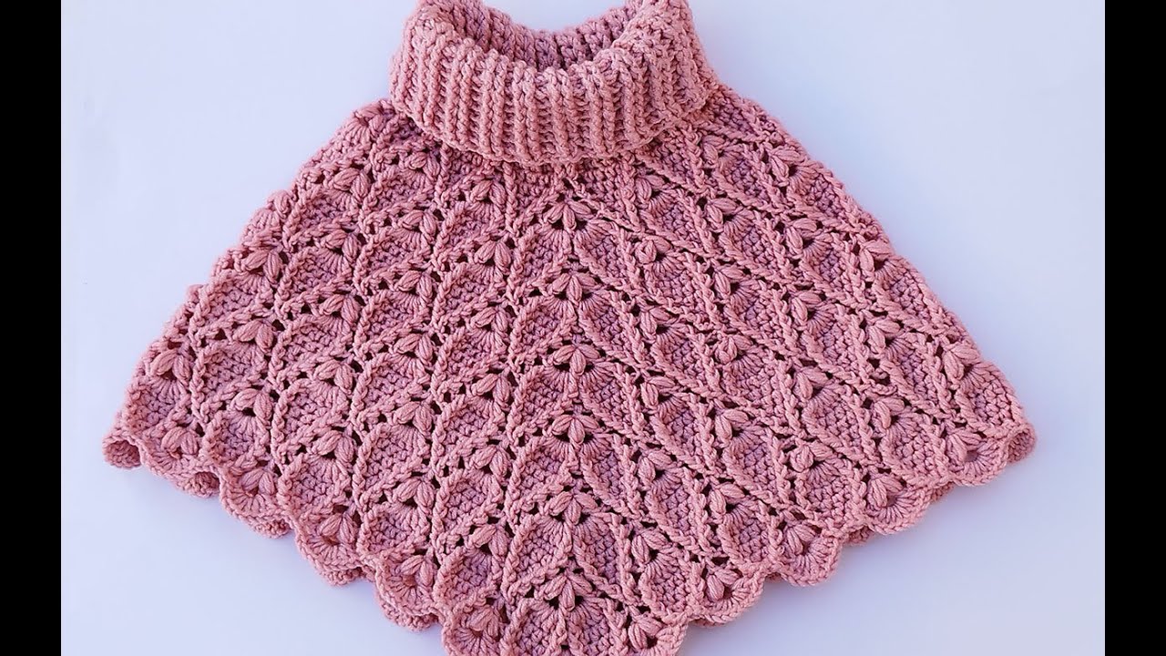 🌿 Discover the Elegant Crochet Poncho Give Life to your Projects! For all sizes!