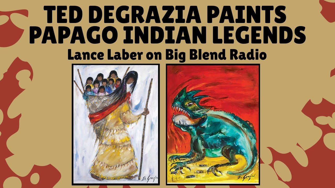 Ted DeGrazia Paints Papago Indian Legends