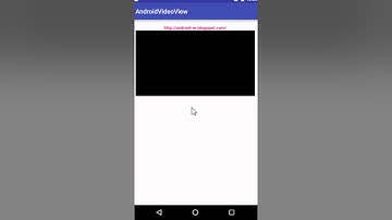 VideoView, play video from Internet - test on Nexus 6P phone (Emulator) running Marshmallow