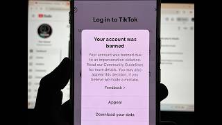 Impersonation violation TikTok Account Banned Appeal &amp; Reason