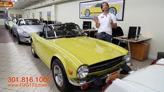 1976 Triumph TR6 for sale with test drive, driving sounds, and walk through video