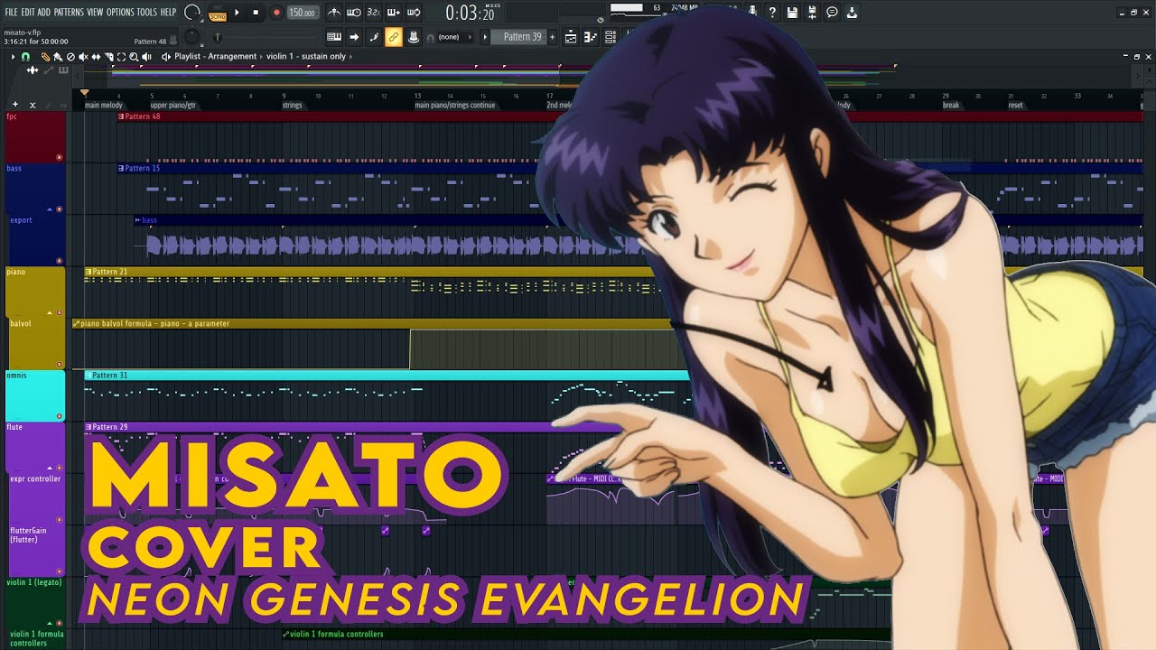 Neon Genesis Evangelion | Misato | Cover - YouTube