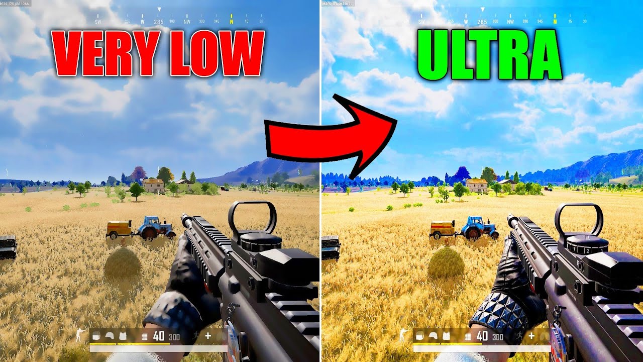PUBG : Very Low vs Ultra | in 2023
