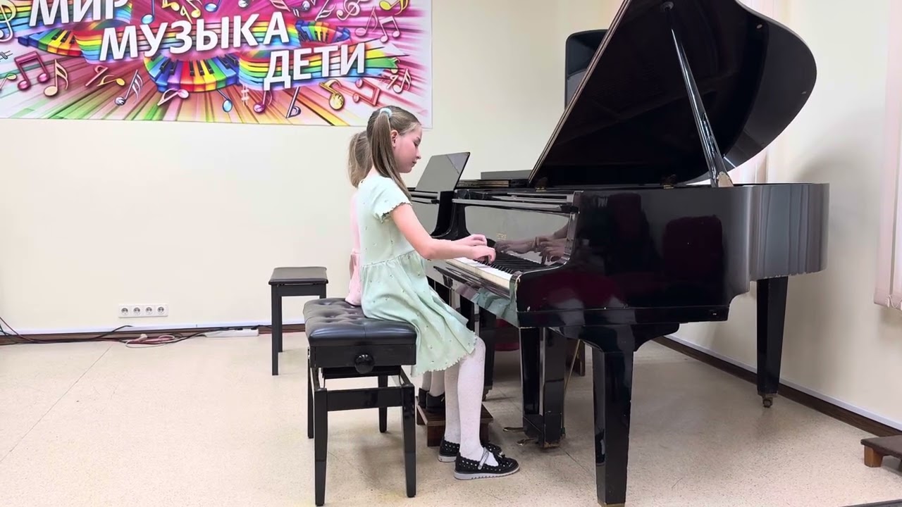 Popcorn (Gershon Kingsley) переложение О. Геталовой «Золотые зёрна кукурузы» - Саша и Вика Титовы