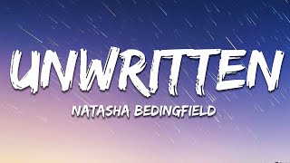 Natasha Bedingfield - Unwritten (Lyrics) [Sped Up]