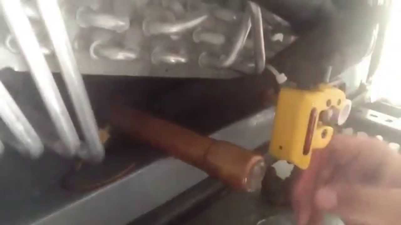 How to RELEASE Nitrogen in New ACoil for AC Unit YouTube