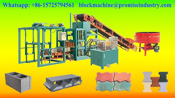 QT4-20 semi automatic hydraulic block and paver machine +86-15725794561 (whatsapp)