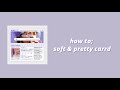 soft & pretty carrd tutorial!