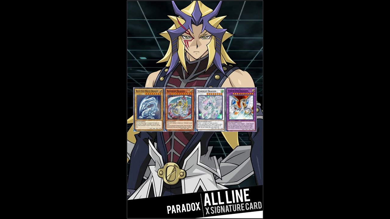 Yugioh Duel Links - Paradox x ALL Special Phrases Card