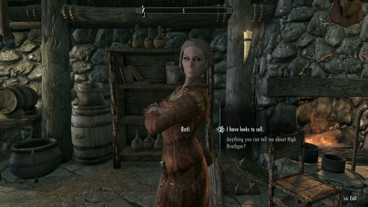 013 Lupo De Athene  Skyrim SE   Ivarstead, Fort Amos then carriage to Windhelm