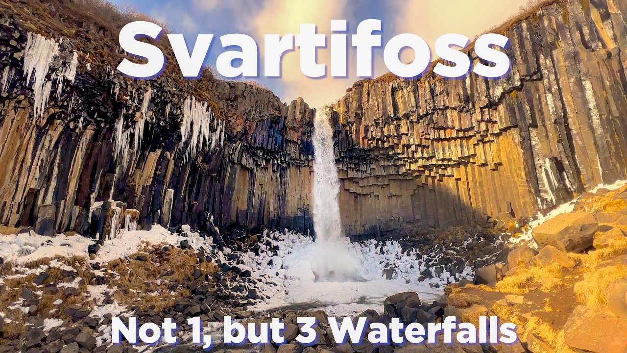 Svartifoss Waterfall, Iceland: Not 1, But 3 Waterfalls! — Svartifoss — video poster