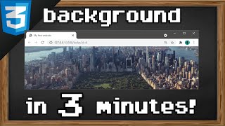 Learn CSS background in 3 minutes 🌆