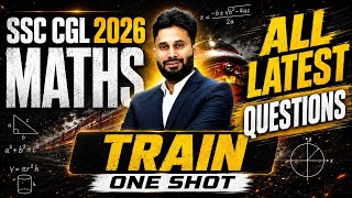 SSC CGL Maths Marathon 2026 | Complete Train One Shot | SSC CGL Maths Practice Set By Pushpendra Sir