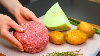 יש לכם בשר טחון וכרוב? מתכון טעים שתרצו להכין