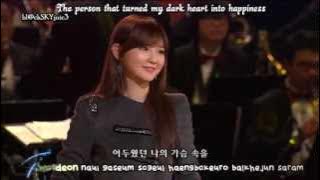 Davichi - Hot Stuff LIVE [eng sub kara roman]