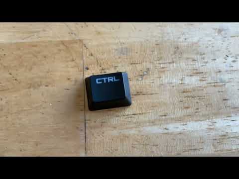 Day 1 of keyboard series left ctrl key into classic joystick