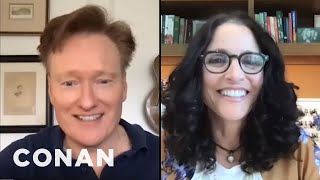 #ConanAtHome: Julia Louis-Dreyfus Full Interview | CONAN on TBS