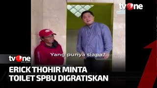 Menteri BUMN Erick Thohir Mempertanyakan Toilet Berbayar di SPBU | Kabar Pasar tvOne