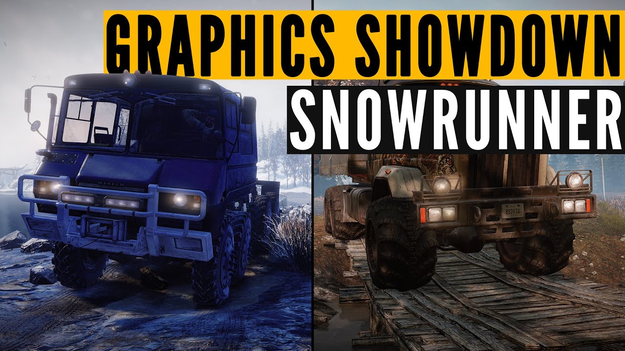 SnowRunner GFX SHOWDOWN: PC vs Xbox Series X vs Xbox One - YouTube