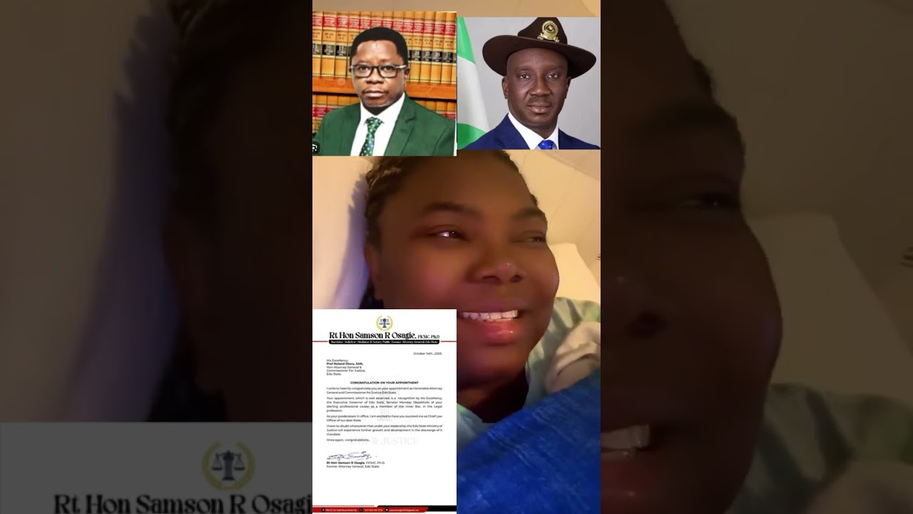 Hon Samson Osagie has been sacked !