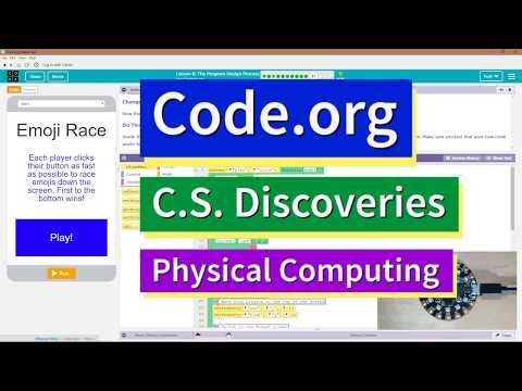 The Program Design Process Lesson 8.11 Tutorial and Answer Code.org CS Discoveries Unit 6