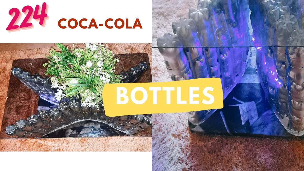 DIY! Coca-Cola bottles coffee table that broke the Internet ||Unique coffee table