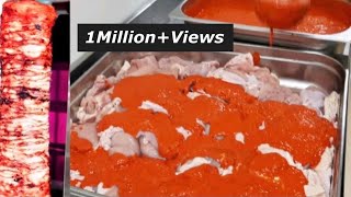 HOW TO MARINATE CHICKEN SHAWARMA RESTAURANT STYLE. chef deepak