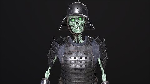 Samurai Skeleton modular for Unity Asset store