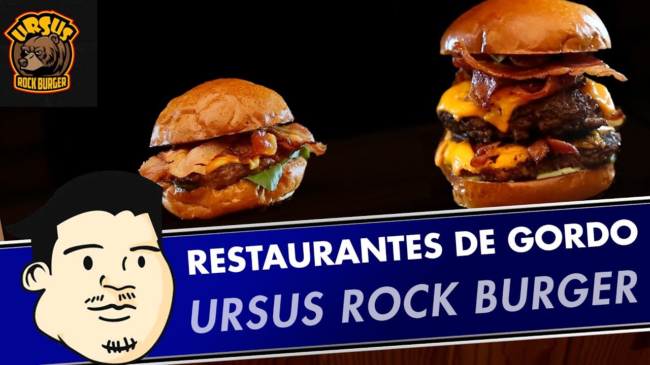 URSUS ROCK BURGER -  BACON ATÉ NA SOBREMESA 
