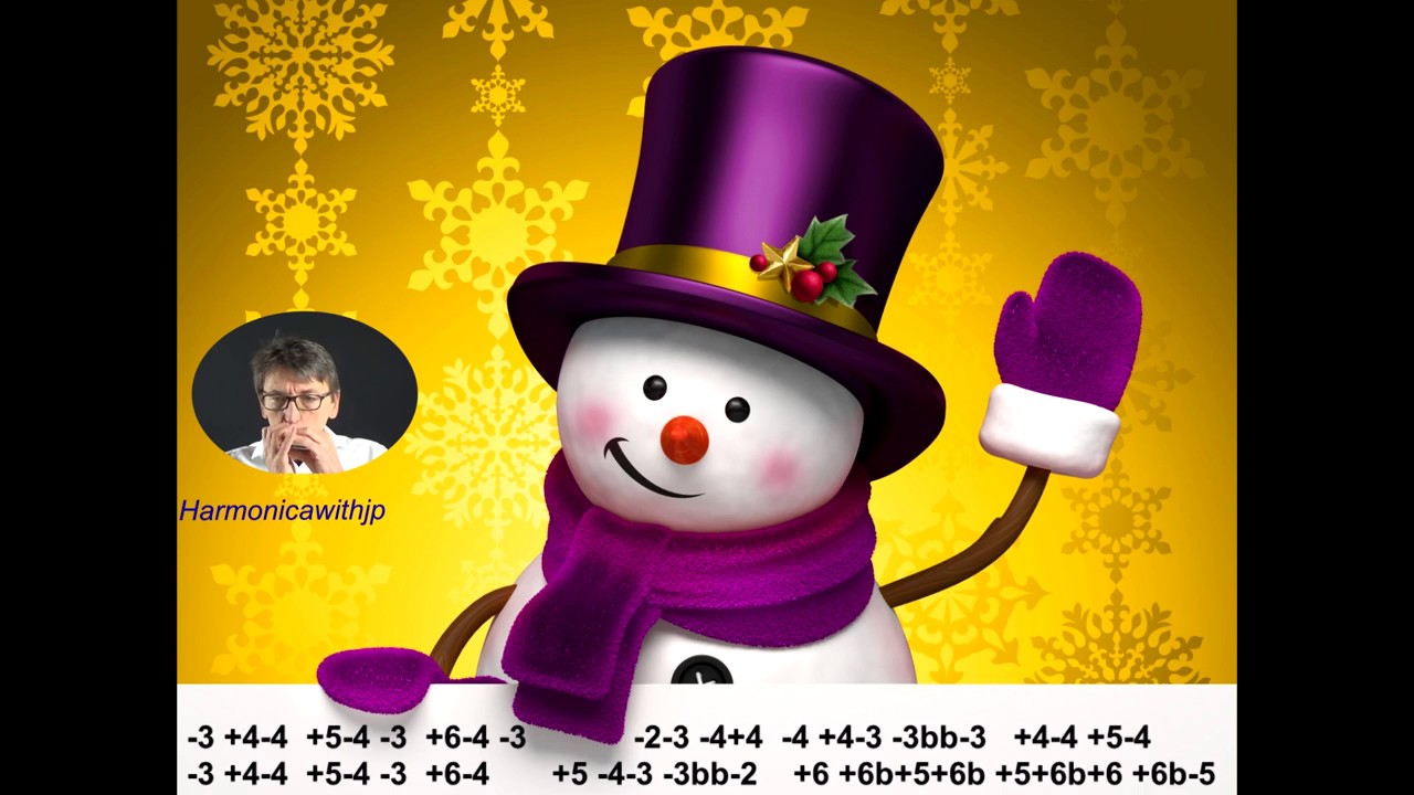 Harmonica & tabs "Let it snow" (Christmas song) YouTube