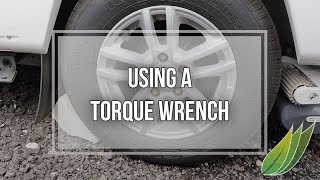 Using a torque wrench for caravan wheels