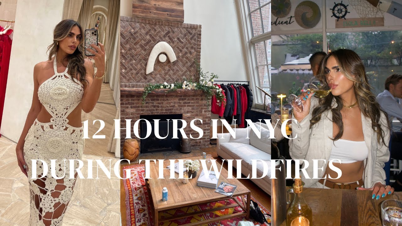 12 hours in NYC for a brand collection release ♡ | Cult Gaia haul and ...