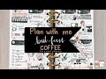 Plan with me “But first coffee” Recollections personal planner (ft. PaperCrownPlanner)