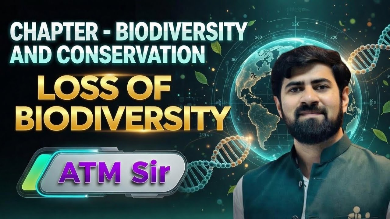 Loss of Biodiversity | Biodiversity and conservation | By ATM sir 