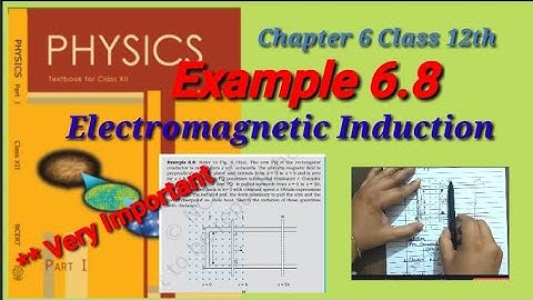 Example 6.8 | Class 12th | Physics |Chapter 6 | Electromagnetic Induction | NCERT